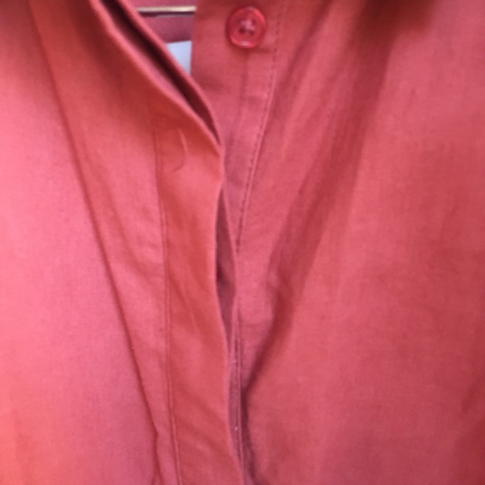 NWT Boden Freya Rust Linen Shirt Dress 6P - Picture 14 of 15